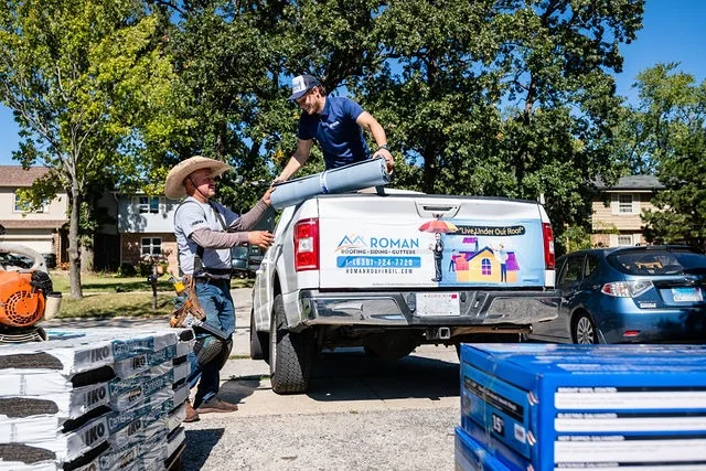Residential roof installation
