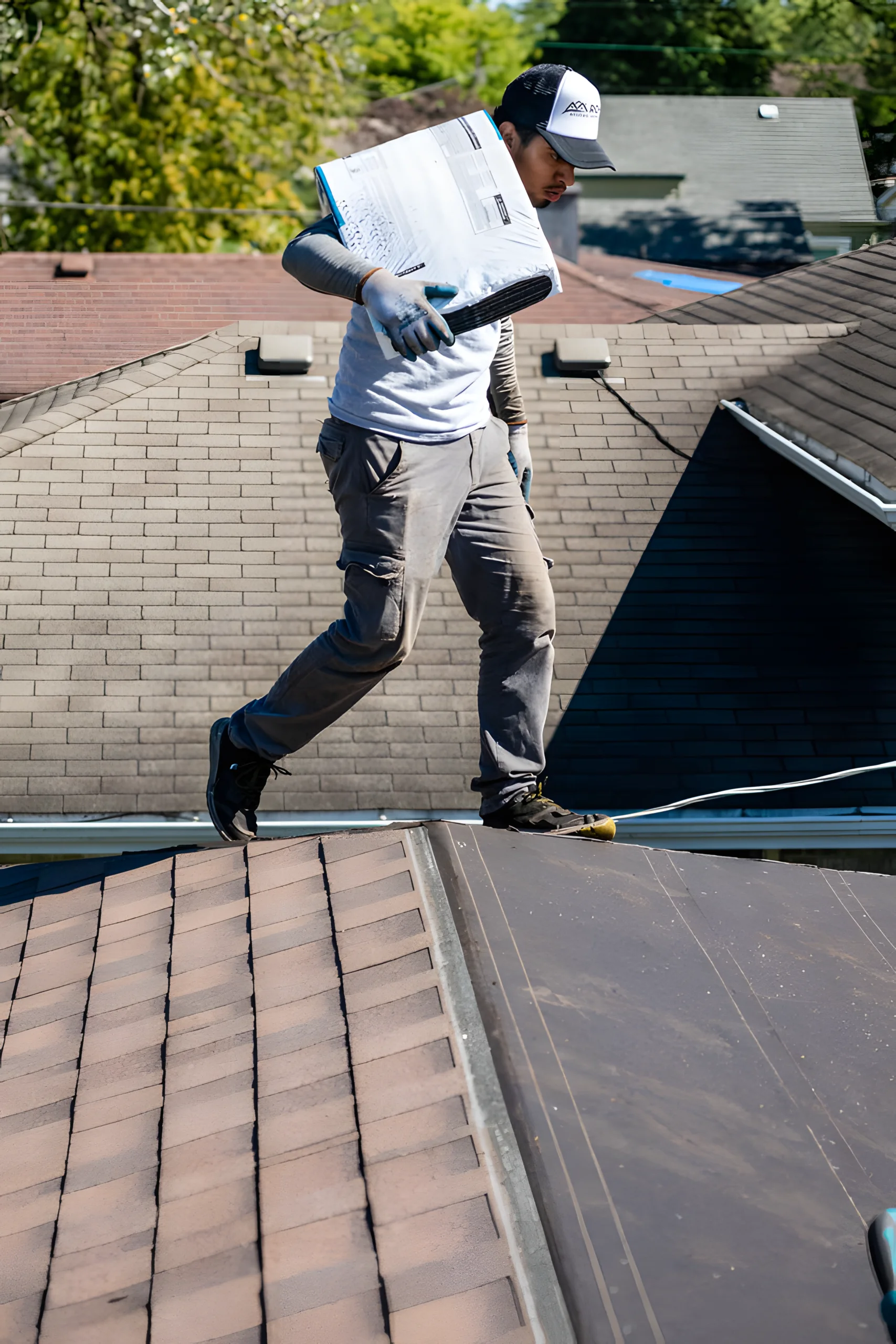 Completed roof replacement