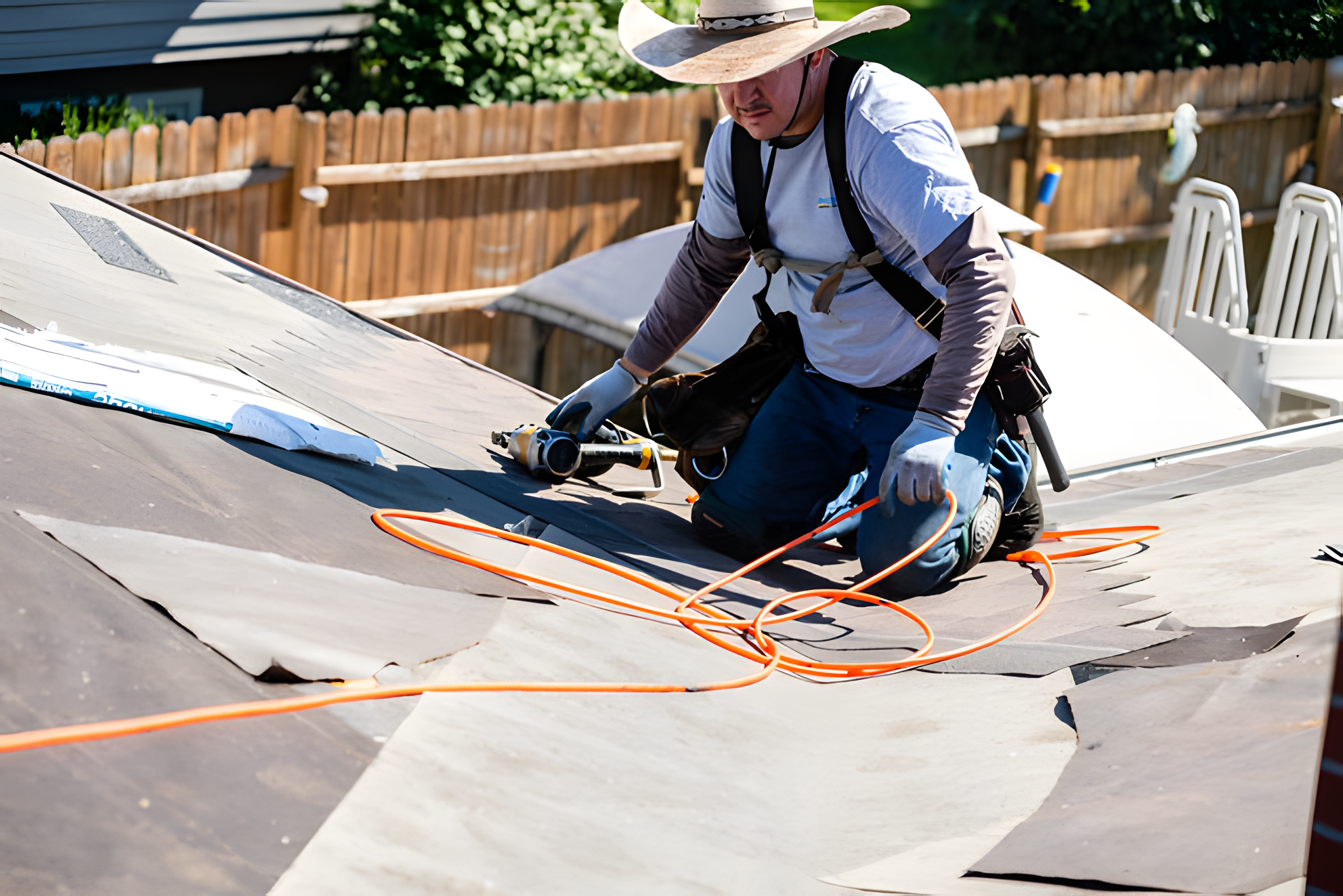Completed roof replacement