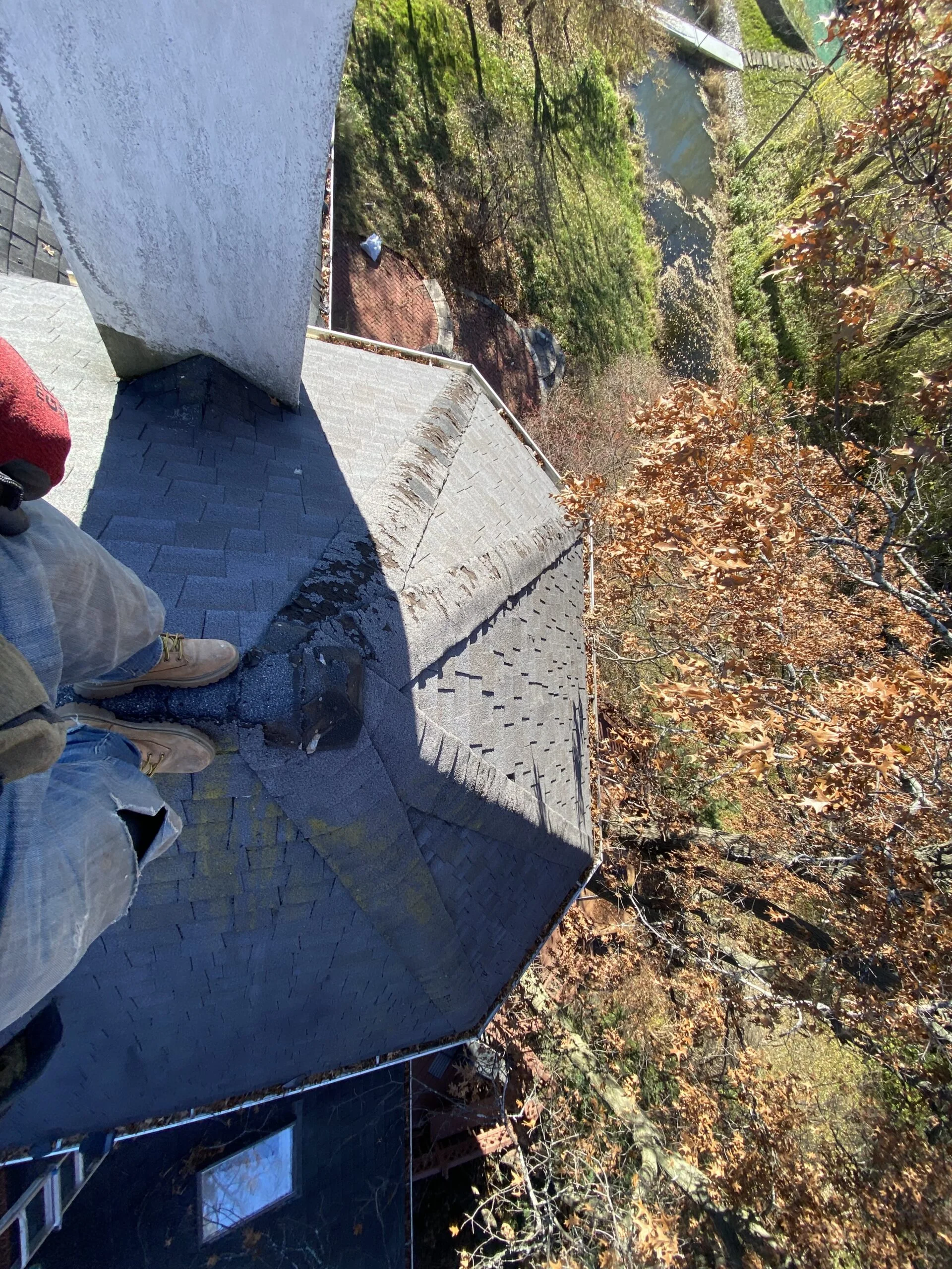 Residential roof installation